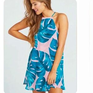 Show Me Your Mumu The Byron Dress Palms Away Print Size Large